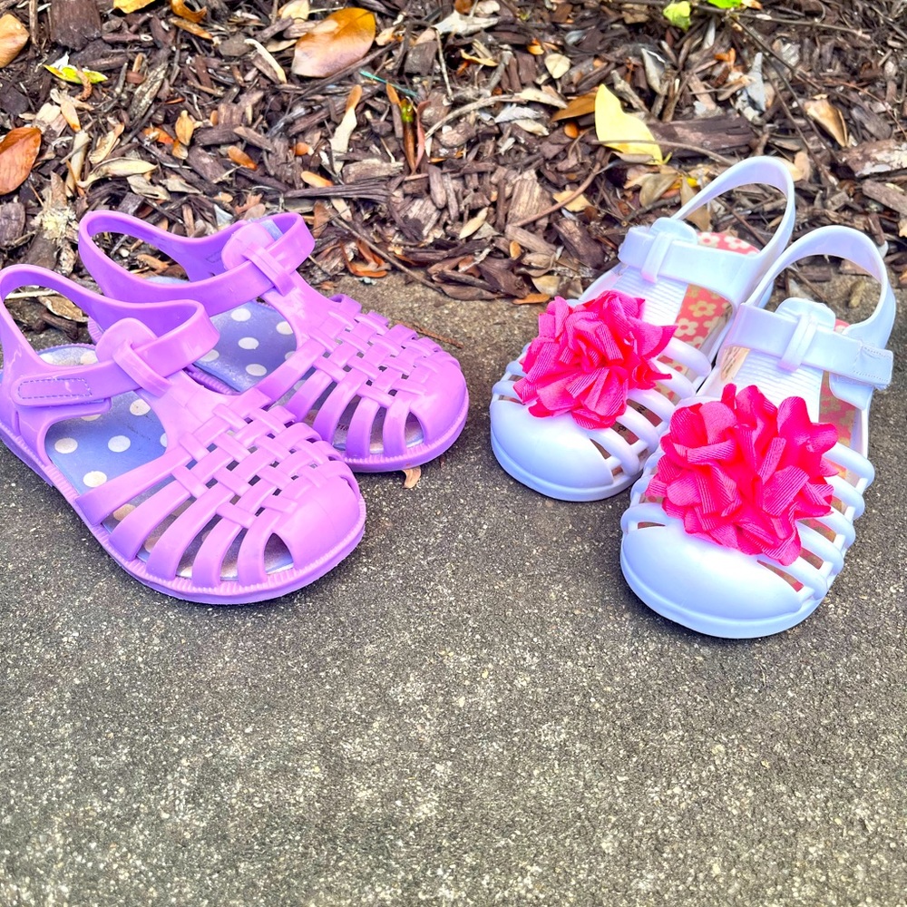 Girls jellies lot